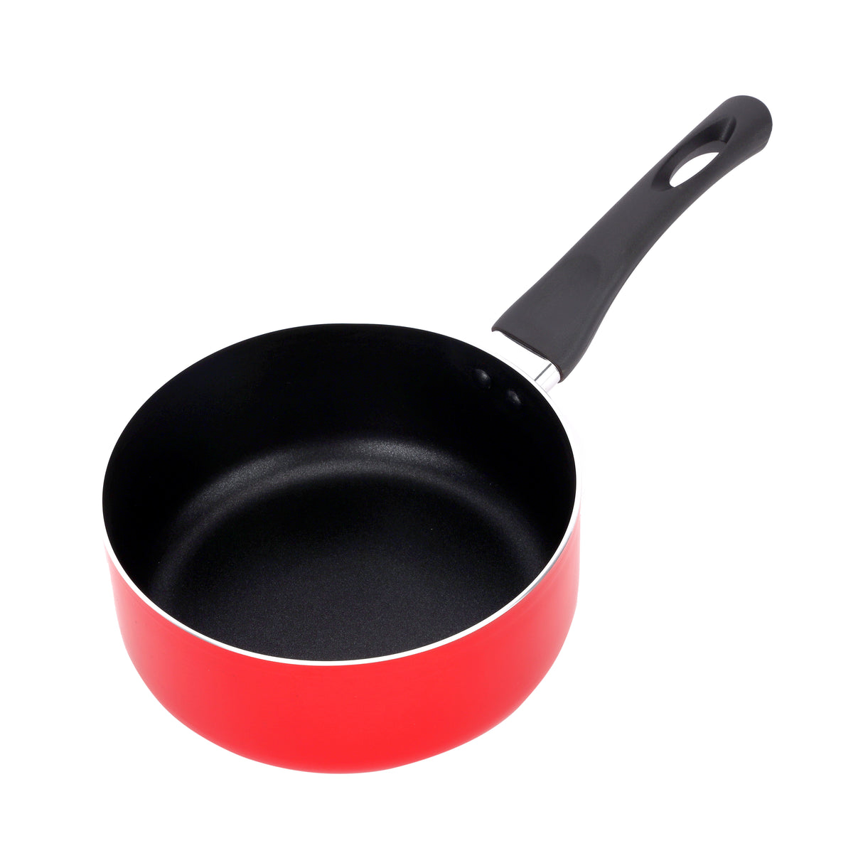 Royalford RF12731 18cm Non-Stick Saucepan |  Durable Aluminium Body | Easy Clean Interior Coating & Heat Resistant Ergonomic Handle | Perfect for Everyday Cooking Use