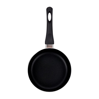 Royalford RF12731 18cm Non-Stick Saucepan |  Durable Aluminium Body | Easy Clean Interior Coating & Heat Resistant Ergonomic Handle | Perfect for Everyday Cooking Use