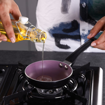 Royalford RF12732 Non Stick Mini Frypan 12cm| Durable Coating Bakelite Handle & Dishwasher Safe| Small Frying Pan Compact Lightweight for Eggs Snacks Quick Cooking Use