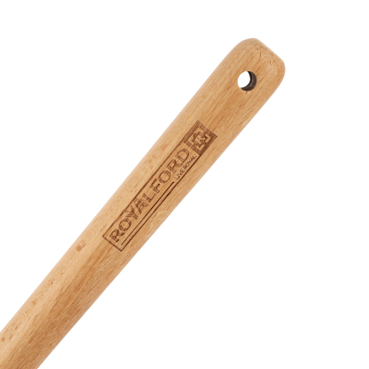 Royalford RF12746 Silicone Spaghetti Server with Wooden Handle | Heat Resistant | Food Grade | Non Stick Safe | Durable Pasta Serving Spoon for Cooking Noodles & Pasta