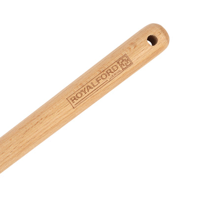 Royalford RF12752 Silicone Basting Brush Spatula with Wooden Handle | Heat Resistant | Food Grade | Non Stick Safe Durable Kitchen Oil Brush for Cooking & Baking BBQ
