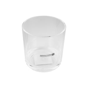 Royalford RF12761 400ML acrylic jar with lid| clear, durable, odor-free, lead-free storage container| ideal for dry fruits, snacks, spices, and kitchen organization|