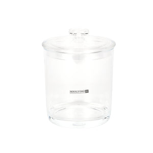 Royalford RF12762 900ML Multipurpose Acrylic Jar with Lid |  Clear Odor-Free and Lead-Free Storage Container | Durable, Top Rack Dishwasher & Freezer Safe Design