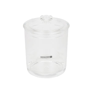 Royalford RF12762 900ML Multipurpose Acrylic Jar with Lid |  Clear Odor-Free and Lead-Free Storage Container | Durable, Top Rack Dishwasher & Freezer Safe Design