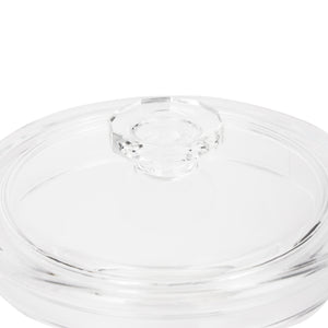 Royalford RF12762 900ML Multipurpose Acrylic Jar with Lid |  Clear Odor-Free and Lead-Free Storage Container | Durable, Top Rack Dishwasher & Freezer Safe Design