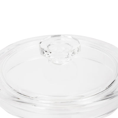Royalford RF12762 900ML Multipurpose Acrylic Jar with Lid |  Clear Odor-Free and Lead-Free Storage Container | Durable, Top Rack Dishwasher & Freezer Safe Design