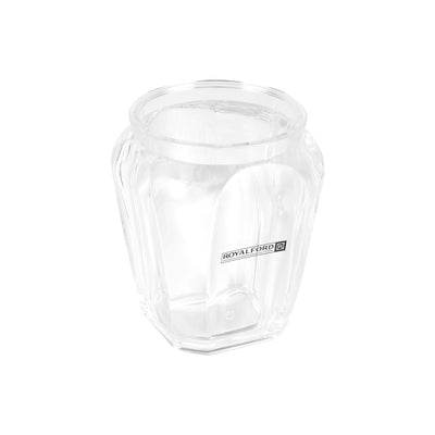 Royalford RF12766 Multipurpose Acrylic Jar 200ml| Clear Storage Container and Odor Free, Lead Free| Freezer Safe with Lid Durable Transparent Kitchen Organizer Jar|