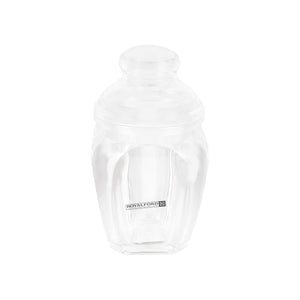 Royalford RF12767 Multipurpose Acrylic Storage Jar 350ML with Lid | Clear Durable Food Storage Container for Spices, Dry Fruits,  Snacks, Tea & Coffee Kitchen Organizer