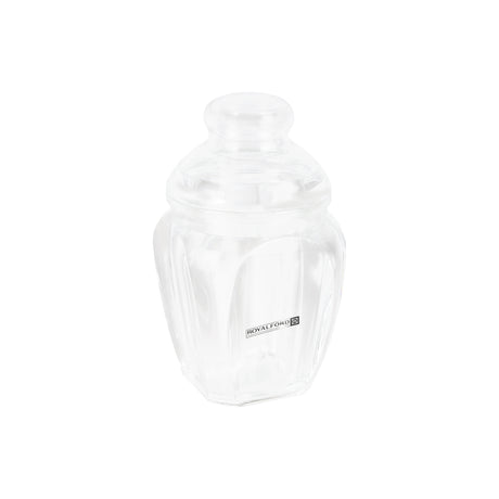 Royalford RF12767 Multipurpose Acrylic Storage Jar 350ML with Lid | Clear Durable Food Storage Container for Spices, Dry Fruits,  Snacks, Tea & Coffee Kitchen Organizer