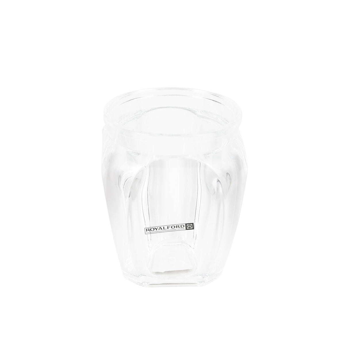 Royalford RF12767 Multipurpose Acrylic Storage Jar 350ML with Lid | Clear Durable Food Storage Container for Spices, Dry Fruits,  Snacks, Tea & Coffee Kitchen Organizer