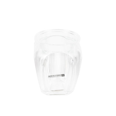 Royalford RF12767 Multipurpose Acrylic Storage Jar 350ML with Lid | Clear Durable Food Storage Container for Spices, Dry Fruits,  Snacks, Tea & Coffee Kitchen Organizer