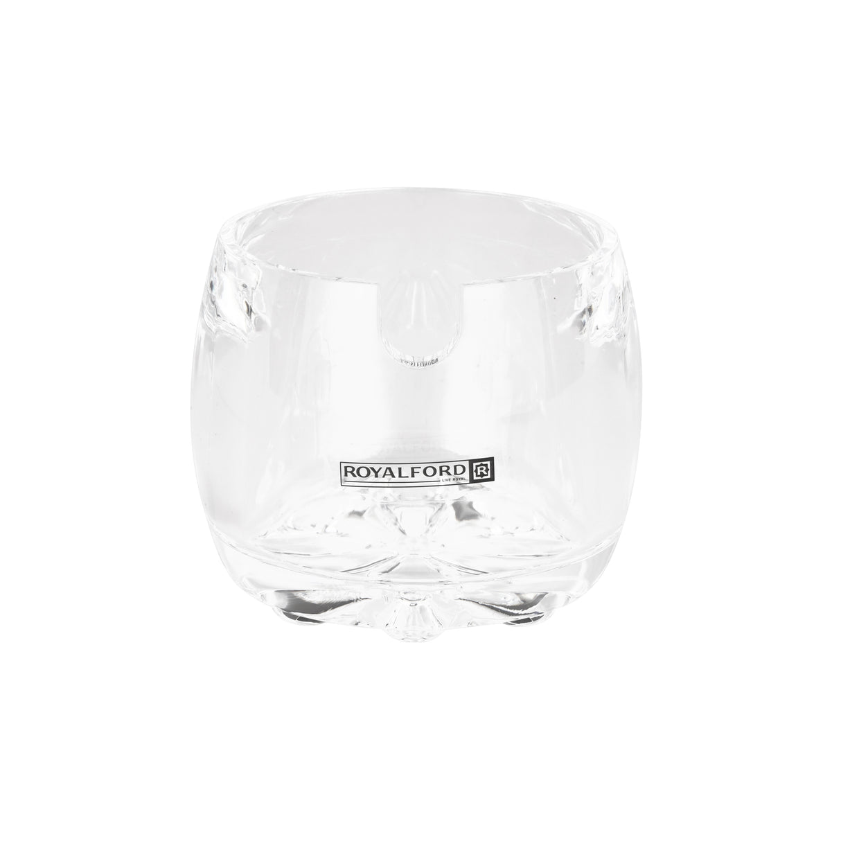 Royalford RF12769 Acrylic Seasoning Jar Set with Spoons & Tray | Odor & Lead Free | Top Rack Dishwasher Safe |  Clear Condiment Storage for Kitchen & Dining Table Use