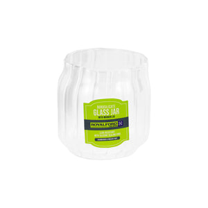 Royalford RF12773  Borosilicate Glass Jars| airtight wooden lids with silicone seals & BPA-free| odor-free, dishwasher-safe, ideal for storing dry foods, spices & snacks|