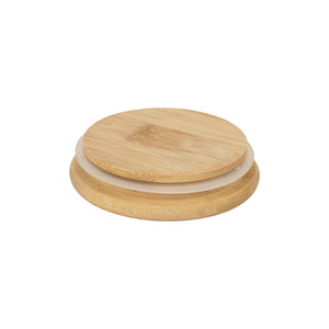 Royalford RF12774 Borosilicate Glass Storage Jar | Airtight Bamboo Lid and Silicone Seal| BPA Free Odor Free Kitchen Container for Pasta, Coffee, Spices & Dry Foods