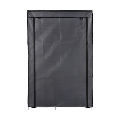 Royalford RF12780 Portable Wardrobe with 6 Shelves | Foldable Fabric Closet with Zipper Cover | Strong Metal Frame | Perfect for Organized Clothes Storage at Home