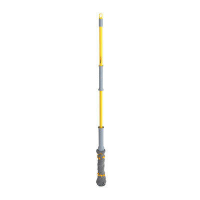 Royalford RF12782 Twist Mop with Iron Handle | Microfiber Self-Wringing Floor Mop 128cm Long Handle | Fast Dehydration System | Heavy Duty Cleaning for All Floor Types