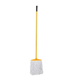 Royalford RF12785 Cotton String Mop with Handle| Super Absorbent Floor Cleaning Mop & Durable Long Handle Lightweight| Easy Use Wet Dry Cleaning for Home Office Floors|