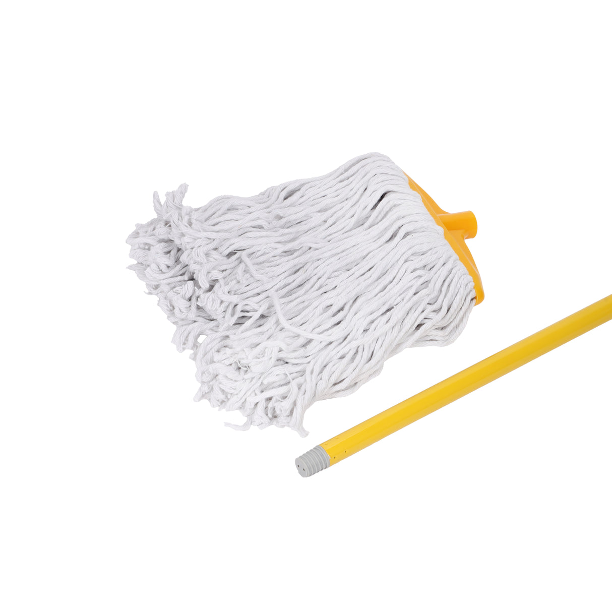 Royalford RF12785 Cotton String Mop with Handle| Super Absorbent Floor Cleaning Mop & Durable Long Handle Lightweight| Easy Use Wet Dry Cleaning for Home Office Floors|