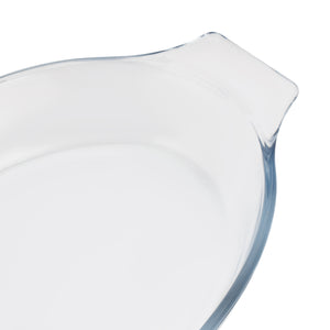 Royalford RF12792 Borosilicate Glass Baking Tray 800ML| oven, freezer & dishwasher safe| BPA-free bake & serve dish with transparent design for baking and serving|