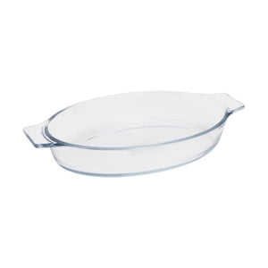 Royalford RF12792 Borosilicate Glass Baking Tray 800ML| oven, freezer & dishwasher safe| BPA-free bake & serve dish with transparent design for baking and serving|