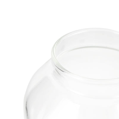 Royalford RF12793 Borosilicate Glass Storage Jar 1500ml | Airtight Bamboo Lid | BPA Free Transparent Kitchen Container for Coffee,  Pasta, Snacks and Dry Food Storage