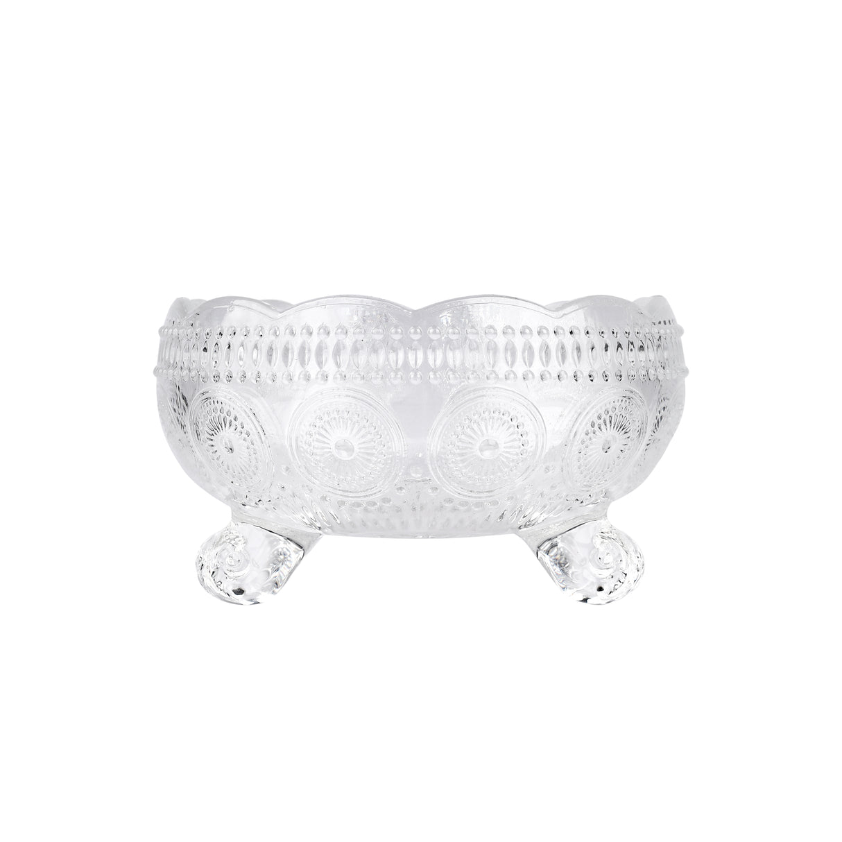 Royalford RF12796 premium glass candy jar with lid| durable soda lime glass & elegant design| ideal for storing candies, dry fruits, snacks, freezer and multipurpose use|