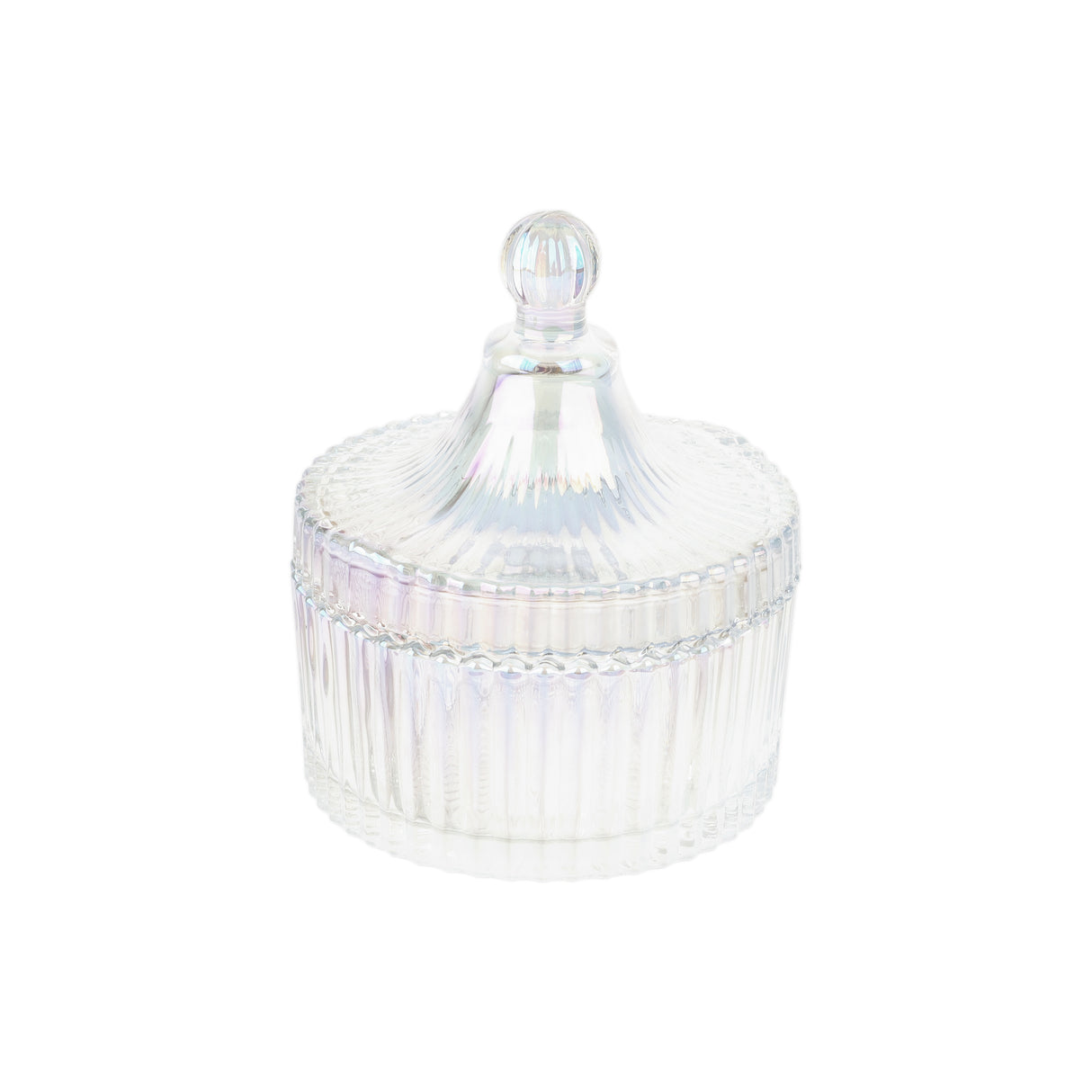 Royalford RF12797 Glass Candy Jar| premium soda-lime glass and odor-free, lead-free build with secure lid| for storing candies, dry fruits, and snacks stylishly|