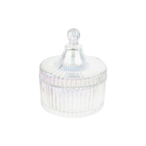 Royalford RF12797 Glass Candy Jar| premium soda-lime glass and odor-free, lead-free build with secure lid| for storing candies, dry fruits, and snacks stylishly|