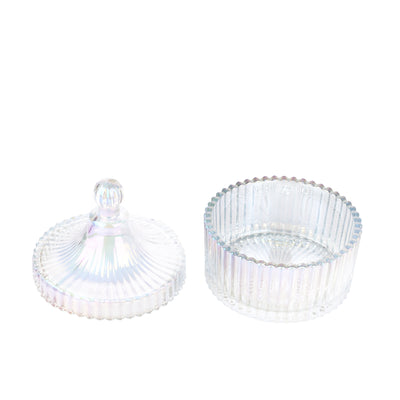 Royalford RF12797 Glass Candy Jar| premium soda-lime glass and odor-free, lead-free build with secure lid| for storing candies, dry fruits, and snacks stylishly|