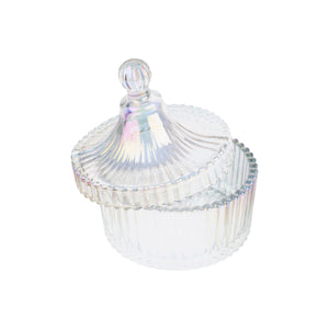 Royalford RF12797 Glass Candy Jar| premium soda-lime glass and odor-free, lead-free build with secure lid| for storing candies, dry fruits, and snacks stylishly|