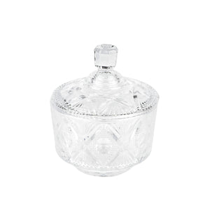 Royalford RF12798 Premium Glass Candy Jar with Lid| made from lead-free soda-lime glass & odor-free| dishwasher safe, ideal for storing candies, dry fruits & snacks|