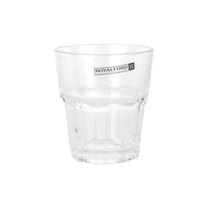 Royalford RF12808 3PC Glass Tumbler Set | 285ml Lead Free Soda Lime Drinking Glasses | Dishwasher Safe  Water, Juice &  Soft Drink Glass Set with Classic Design