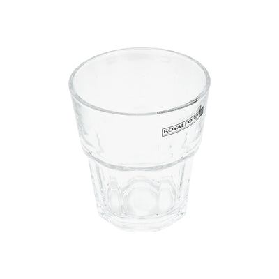 Royalford RF12808 3PC Glass Tumbler Set | 285ml Lead Free Soda Lime Drinking Glasses | Dishwasher Safe  Water, Juice &  Soft Drink Glass Set with Classic Design