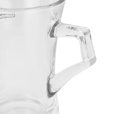 Royalford RF12810 3 Piece 300ml Glass Mug Set  | Lead-Free Soda Lime Glass  | Dishwasher Safe Premium Glassware with Crystal Clear Finish and Classic Design Style
