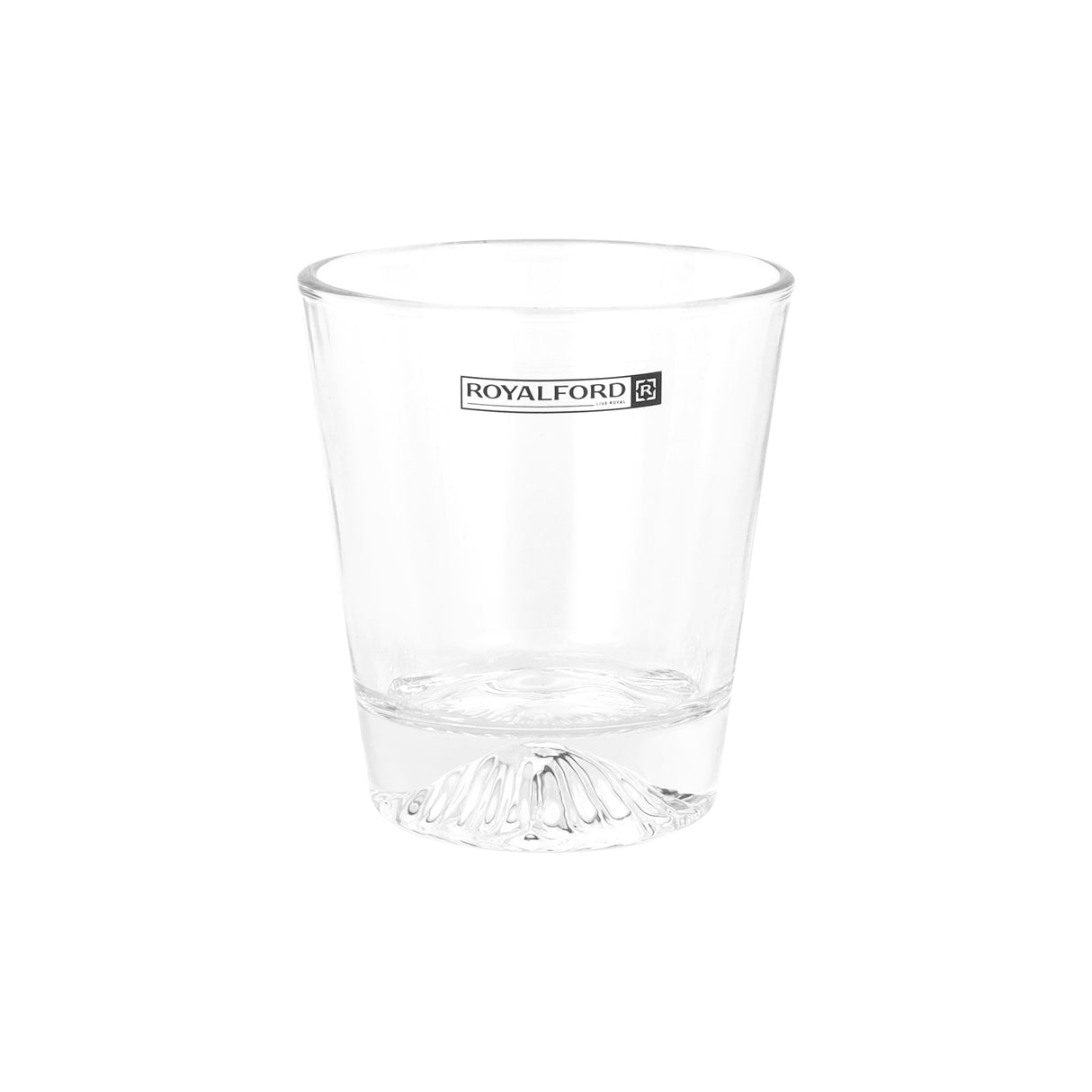 Royalford RF12811 3PC Glass Tumbler Set| 275ML capacity and made from durable lead-free soda-lime glass| crystal clear, dishwasher safe, for daily beverage use|
