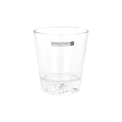 Royalford RF12811 3PC Glass Tumbler Set| 275ML capacity and made from durable lead-free soda-lime glass| crystal clear, dishwasher safe, for daily beverage use|