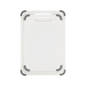 Royalford RF12821 2PC Cutting Board Set | Non-Slip TPR Edges | Premium PP Plastic Chopping Boards for Vegetables, Fruits, Meat & Bread | Durable Non-Absorbent Design