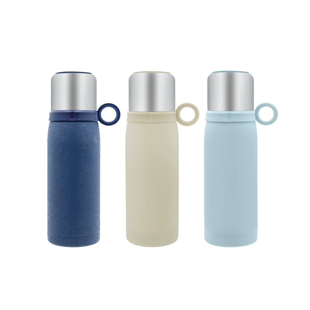 Royalford RF12823 450ml Stainless Steel Vacuum Bottle | Double Wall Insulation | SS304 Inner Steel | Hot & Cold Retention | Leak Resistant Lid | Portable Travel Flask