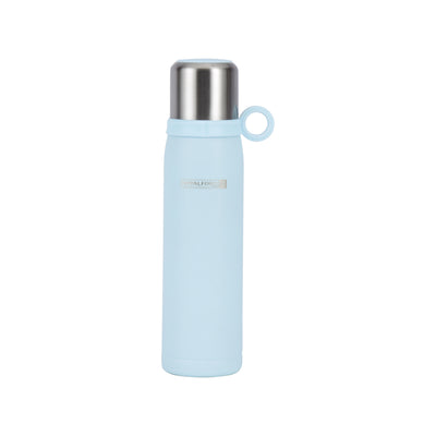 Royalford RF12824 600ml Stainless Steel Vacuum Bottle | Double Wall Insulated Flask | SS304 Inner | Leak-Resistant Hot & Cold Water Bottle for Travel, Office & Gym Use