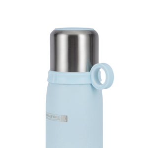 Royalford RF12824 600ml Stainless Steel Vacuum Bottle | Double Wall Insulated Flask | SS304 Inner | Leak-Resistant Hot & Cold Water Bottle for Travel, Office & Gym Use