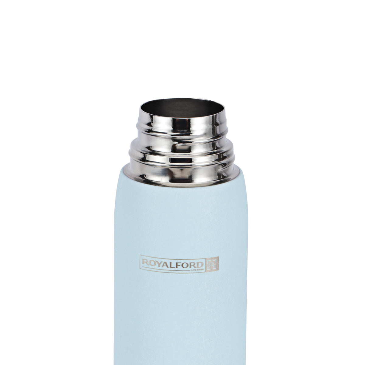 Royalford RF12824 600ml Stainless Steel Vacuum Bottle | Double Wall Insulated Flask | SS304 Inner | Leak-Resistant Hot & Cold Water Bottle for Travel, Office & Gym Use