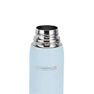 Royalford RF12824 600ml Stainless Steel Vacuum Bottle | Double Wall Insulated Flask | SS304 Inner | Leak-Resistant Hot & Cold Water Bottle for Travel, Office & Gym Use