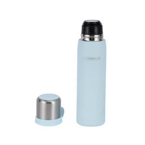 Royalford RF12824 600ml Stainless Steel Vacuum Bottle | Double Wall Insulated Flask | SS304 Inner | Leak-Resistant Hot & Cold Water Bottle for Travel, Office & Gym Use