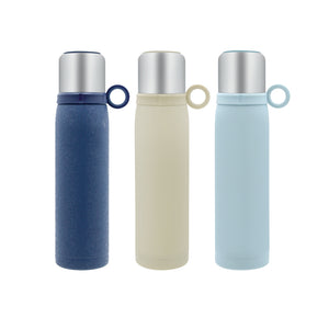 Royalford RF12824 600ml Stainless Steel Vacuum Bottle | Double Wall Insulated Flask | SS304 Inner | Leak-Resistant Hot & Cold Water Bottle for Travel, Office & Gym Use