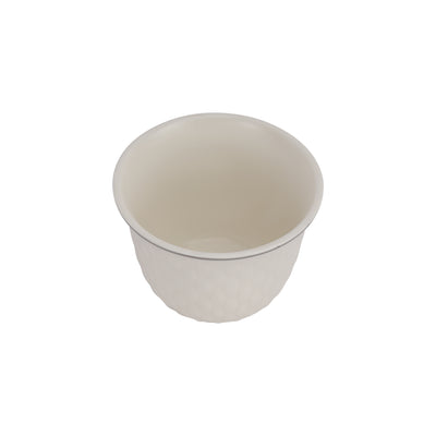 Royalford RF12827 Bone China Cawa Cups 12Pc Set | 80ML White Arabic Coffee & Tea Cups | Lightweight,  Chip Resistant, Microwave, Freezer & Dishwasher Safe Tableware