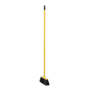 Royalford RF12831 RoyalBright Floor Broom | 32cm wide head with durable bristles and strong wooden handle| ergonomic design for efficient multipurpose cleaning|