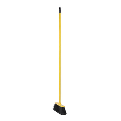 Royalford RF12831 RoyalBright Floor Broom | 32cm wide head with durable bristles and strong wooden handle| ergonomic design for efficient multipurpose cleaning|