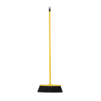 Royalford RF12832 Floor Broom| 39cm wide head and 120cm wooden handle| offering durable, ergonomic, multipurpose cleaning for floors, walls, ceilings and more|