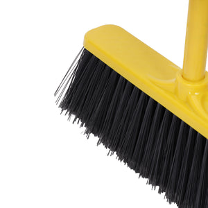 Royalford RF12832 Floor Broom| 39cm wide head and 120cm wooden handle| offering durable, ergonomic, multipurpose cleaning for floors, walls, ceilings and more|