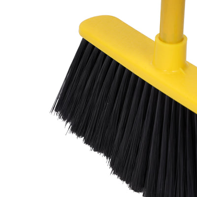 Royalford RF12833 Floor Broom| 34cm wide head with extra-long bristles and a sturdy 120cm wooden handle| ergonomic, multipurpose cleaning for home, walls & ceilings|